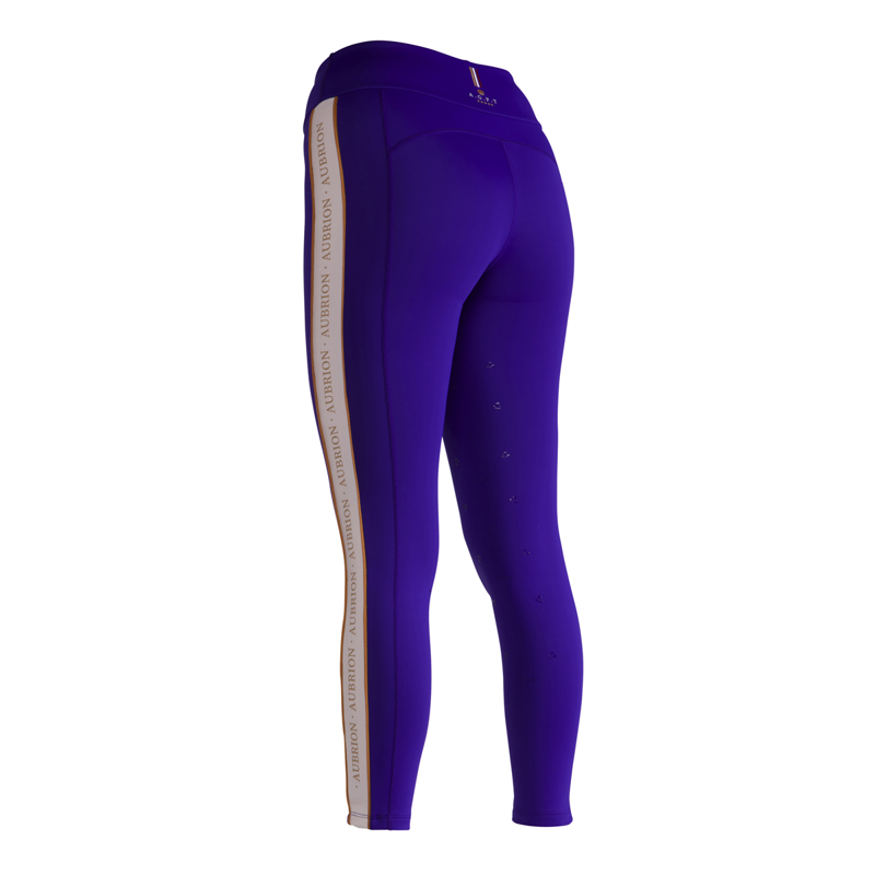 Aubrion Team Shield Riding Tights - Blue-2